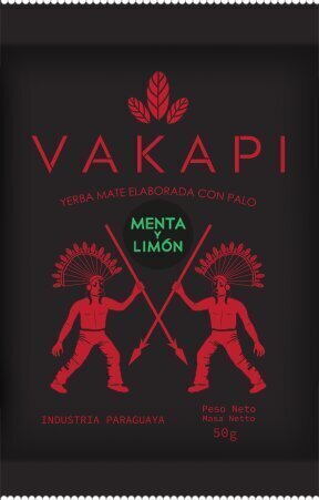 Tee Yerba Mate Vakapi Menta Limon, 50 g цена и информация | Tee | kaup24.ee