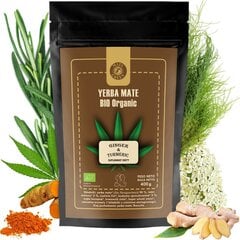 Tee Yerba Mate Bio Organic Ginger & Turmeric, 400 g hind ja info | Tee | kaup24.ee