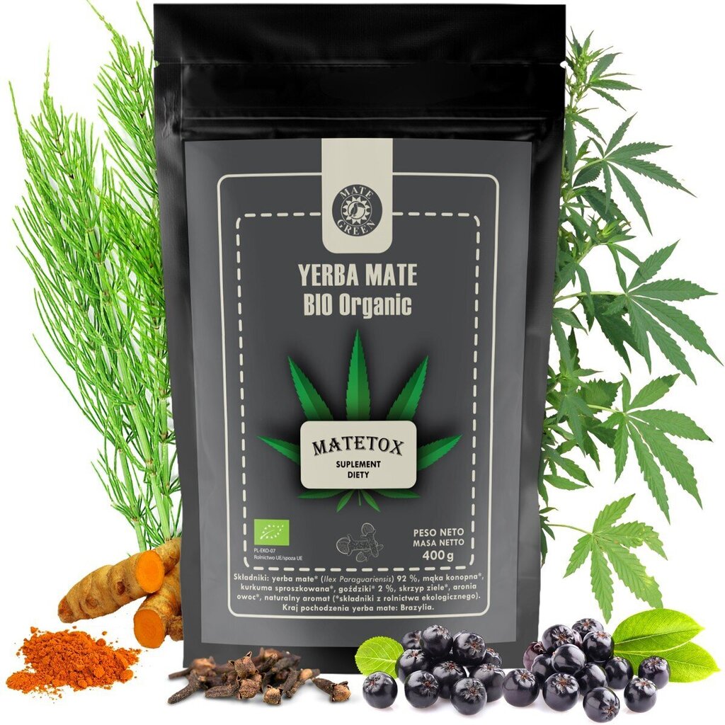 Tee Yerba Mate Bio Organic Matetox, 400 g цена и информация | Tee | kaup24.ee