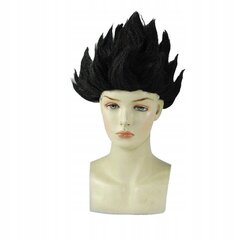 Son Gohan Dragon Ball parukas, mustad juuksed, W48 цена и информация | Карнавальные костюмы | kaup24.ee