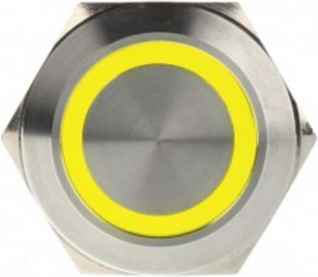 DimasTech LED Button 25mm Yellow (PD066) hind ja info | Lisatarvikud korpustele | kaup24.ee