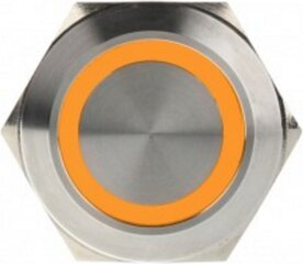 DimasTech LED Button 25mm Orange (PD065) hind ja info | Lisatarvikud korpustele | kaup24.ee