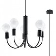 Chandelier PICCOLO 5 black CRIMSON SL.0855