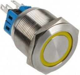 Светодиодная кнопка DimasTech 25 мм желтая (PD060) цена и информация | Аксессуары для корпусов | kaup24.ee