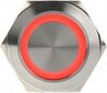 DimasTech LED Button 25mm Red (PD057) цена и информация | Lisatarvikud korpustele | kaup24.ee