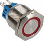 DimasTech LED Button 25mm Red (PD057) цена и информация | Lisatarvikud korpustele | kaup24.ee