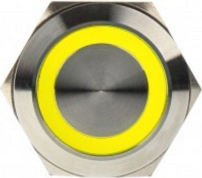 DimasTech LED Button 22mm Yellow (PD096) hind ja info | Lisatarvikud korpustele | kaup24.ee