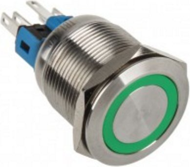 DimasTech LED Button 22mm Green (PD092) цена и информация | Lisatarvikud korpustele | kaup24.ee