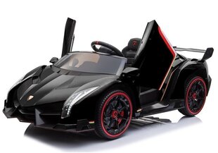 Детский электромобиль Lamborghini Veneno, черный цена и информация | Электромобили для детей | kaup24.ee