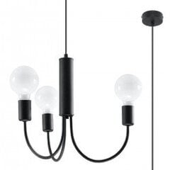 Chandelier PICCOLO 3 black CRIMSON SL.0856 цена и информация | Потолочный светильник, 38 x 38 x 24 см | kaup24.ee