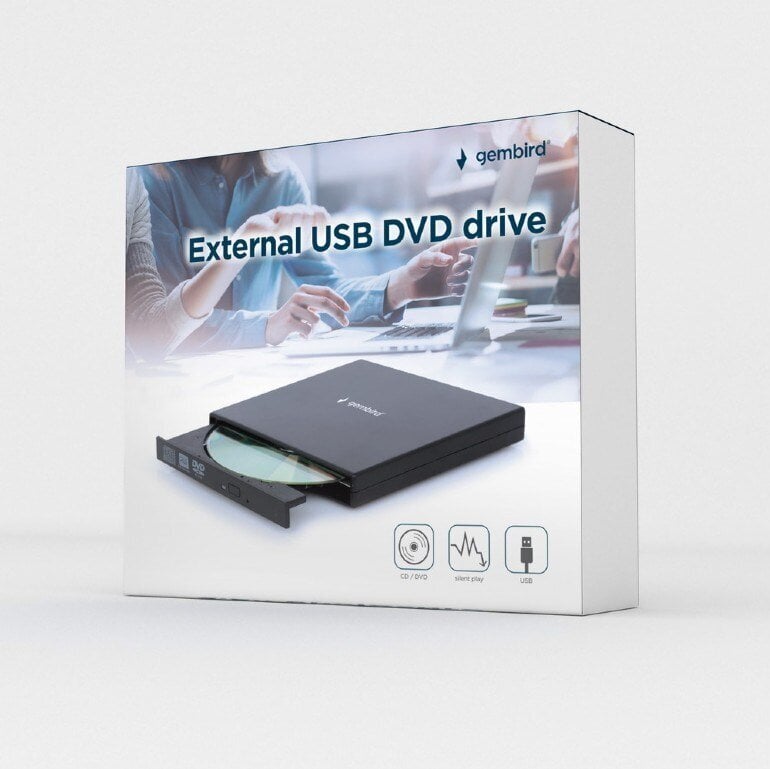 Gembird DVD-USB-04 hind ja info | Välised kõvakettad (SSD, HDD) | kaup24.ee