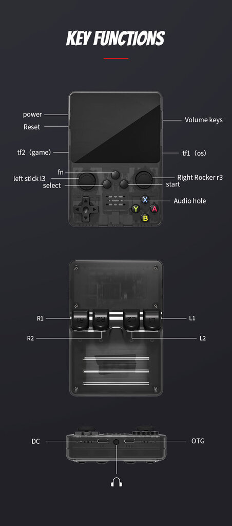 Retro minikonsool HappyJoe R35S, 64GB цена и информация | Mängukonsoolid | kaup24.ee