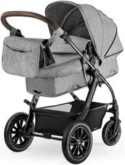 Kinderkraft universaalne jalutuskäru Moov Mink Pro 3in1, Grey Melange цена и информация | Коляски | kaup24.ee