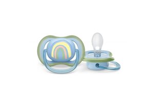 Соска Philips Avent Ultra Air Deco Rainbow, 0-6 месяцев, 1 шт. цена и информация | Соски на бутылочку | kaup24.ee