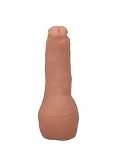 Dildo koos läbitungitava tagumikuga Natalie Mars Doc Johnson, helepruun, 19 cm hind ja info | Dildod | kaup24.ee