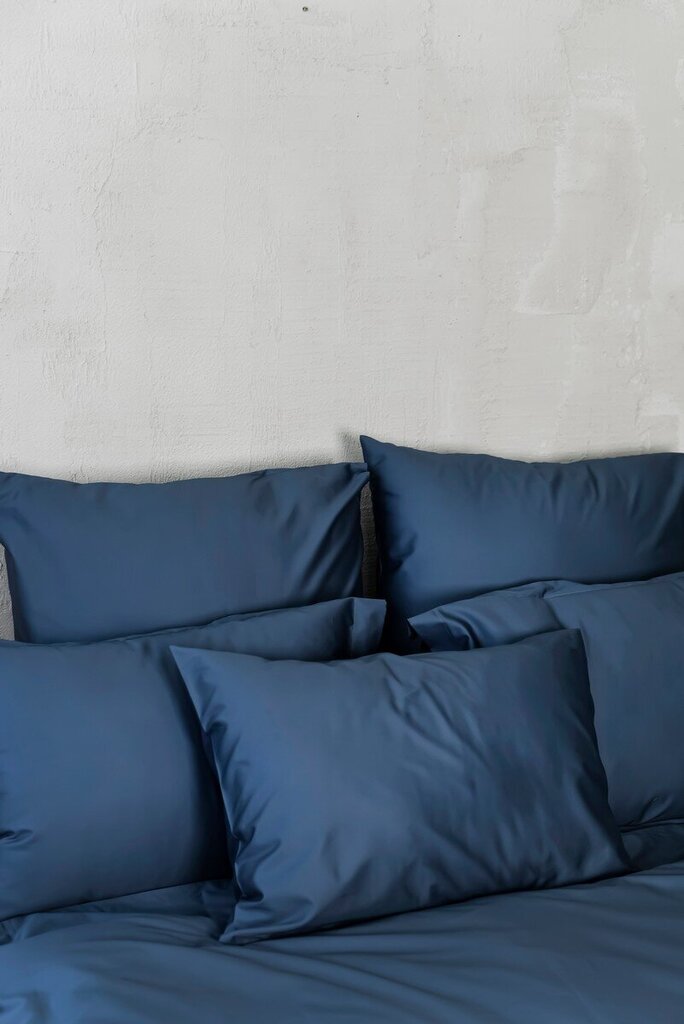 Satiinist voodipesukomplekt Water Blue, 150x200, 5-osaline цена и информация | Voodipesukomplektid | kaup24.ee