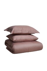 Satiinist voodipesukomplekt Dusty Pink, 140x200, 5-osaline hind ja info | Voodipesu | kaup24.ee