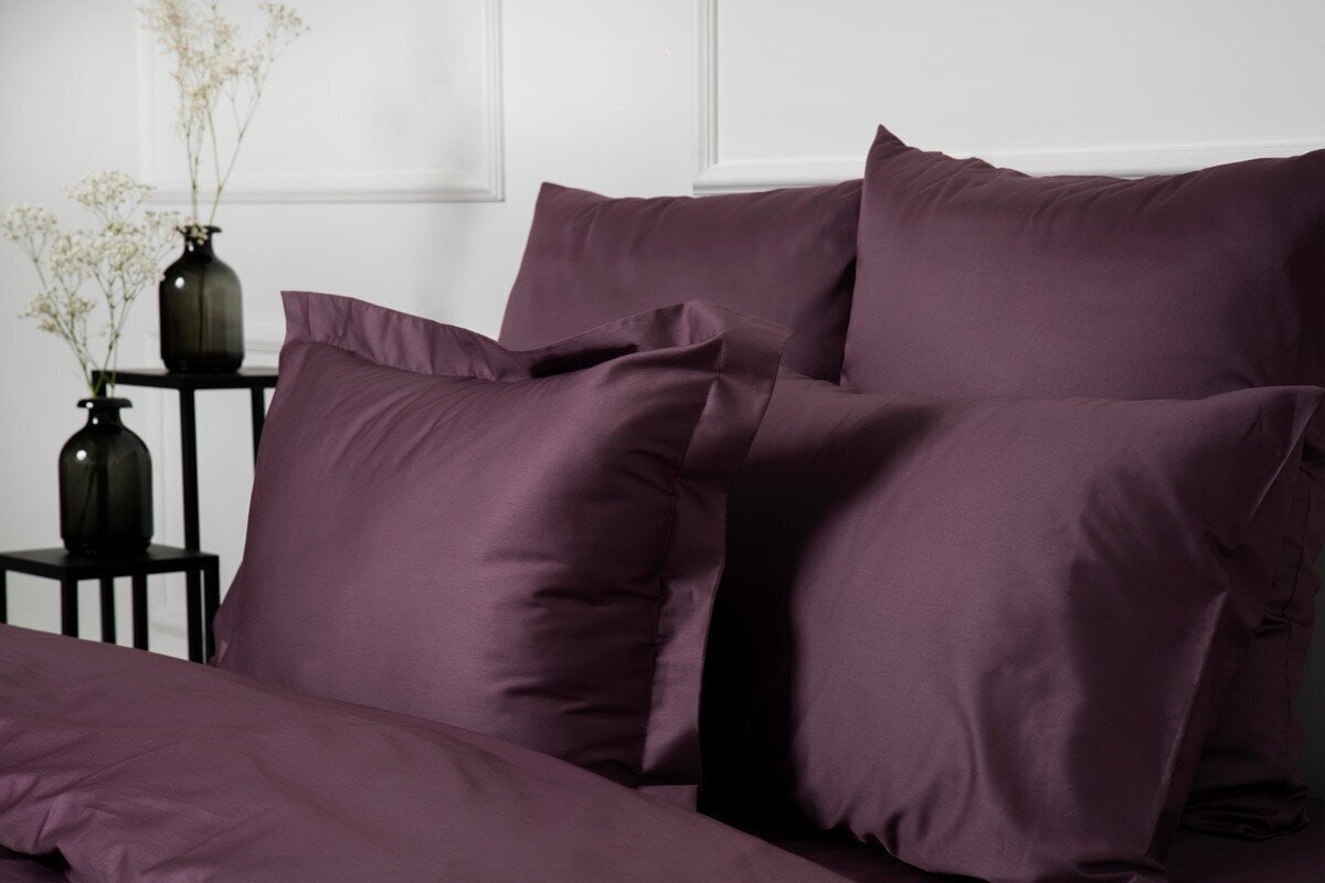 Satiinist voodipesukomplekt Plum, 140x200, 5-osaline hind ja info | Voodipesu | kaup24.ee