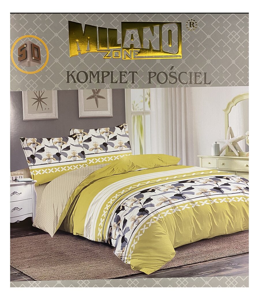 Voodipesukomplekt Milano 200 x 220 cm, 4-osaline hind ja info | Voodipesu | kaup24.ee