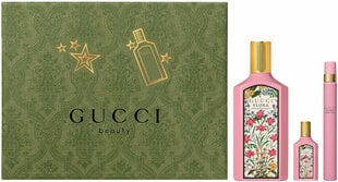 Набор Gucci Flora Gorgeous Gardenia для женщин: парфюмированная вода для женщин, 100 мл + 10 мл + 5 мл цена и информация | Женские духи | kaup24.ee