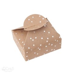 Коробочки с серебристыми кружочками, 4 шт. цена и информация | Подарочные упаковки | kaup24.ee