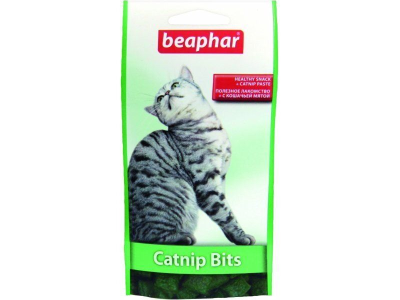 Beaphar Maiused kassidele Cat Nip Bits 35 g/N75 цена и информация | Maiustused kassidele | kaup24.ee