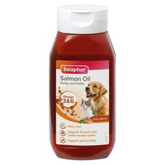 Toidulisand Beaphar Salmon Oil, 425 ml hind ja info | Toidulisandid ja parasiitide vastased tooted | kaup24.ee