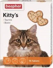 Витамины для кошки Beaphar Kittys Tauriin/Biotiin N75 цена и информация | Витамины, пищевые добавки и товары от паразитов | kaup24.ee