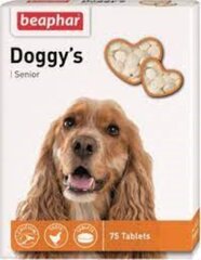 Кормовая добавка Beaphar Senior Doggys Treats N75 цена и информация | Пищевые добавки и анти-паразитные товары | kaup24.ee