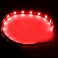 SilverStone Top Bright Red LED Modding PC Case Light Strip, 30cm, 15LEDs (SST-LS01R) hind ja info | Lisatarvikud korpustele | kaup24.ee