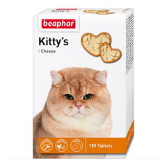 Beaphar Kittys Cheese Heart maiused N180 hind ja info | Vitamiinid, toidulisandid ja parasiitide vastased tooted | kaup24.ee