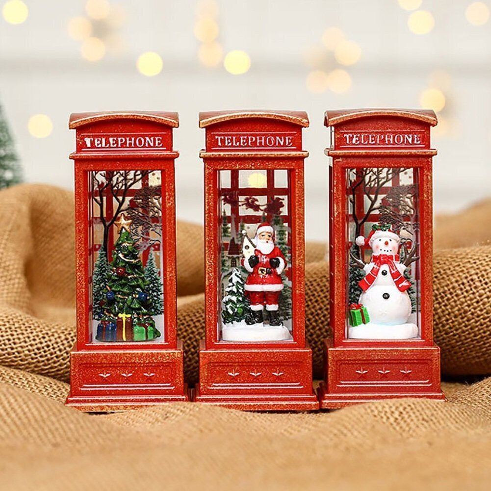 Jõulud LED Laternate komplekt laua või akna kaunistamiseks hind ja info | Jõulukaunistused | kaup24.ee