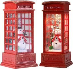 Рождественский светодиодный фонарь со снеговиком, 2 шт цена и информация | Декорации | kaup24.ee