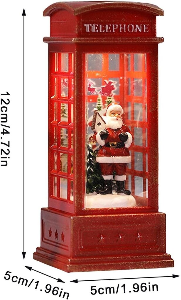 Jõulud LED Jõuluvana Latern 2tk hind ja info | Jõulukaunistused | kaup24.ee
