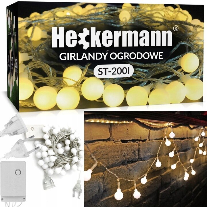 Garlianda "Heckermann", 2000 cm hind ja info | Jõulutuled | kaup24.ee