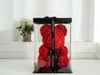 Lillekaru roosidega Gordon 25cm, punane hind ja info | Kunstlilled | kaup24.ee