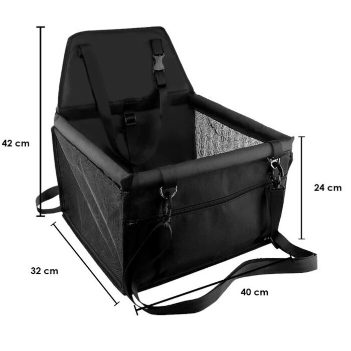 Lemmiklooma transpordikott autole "Paws", 40x31x43cm, Gordon hind ja info | Reisimise tarvikud | kaup24.ee