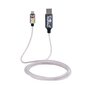 Valgustatud laadimiskaabel Rick ja Morty pistikutega USB A - MFI, 1,2 m pikk цена и информация | Mobiiltelefonide kaablid | kaup24.ee