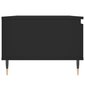 vidaXL kohvilaud, must, 90 x 50 x 36,5 cm, tehispuit hind ja info | Diivanilauad | kaup24.ee