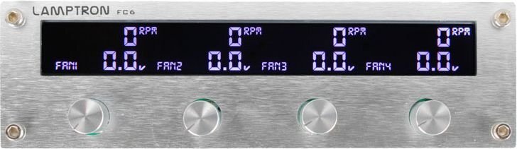 Lamptron Panel FC6 Fan Controller 5.25" Silver (LAMP-FC0081S) цена и информация | Lisatarvikud korpustele | kaup24.ee