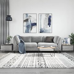 vidaXL kohvilauad 2 tk, hall Sonoma tamm, 50 x 46 x 35 cm, tehispuit цена и информация | Журнальные столики | kaup24.ee