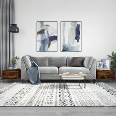 vidaXL kohvilauad 2 tk, suitsutatud tamm, 50 x 46 x 35 cm, tehispuit цена и информация | Журнальные столики | kaup24.ee