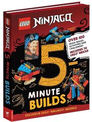 LEGO (R) NINJAGO (R): Five-Minute Builds (with 70 LEGO bricks) hind ja info | Väikelaste raamatud | kaup24.ee