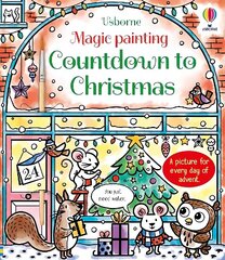 Magic Painting Countdown to Christmas hind ja info | Väikelaste raamatud | kaup24.ee