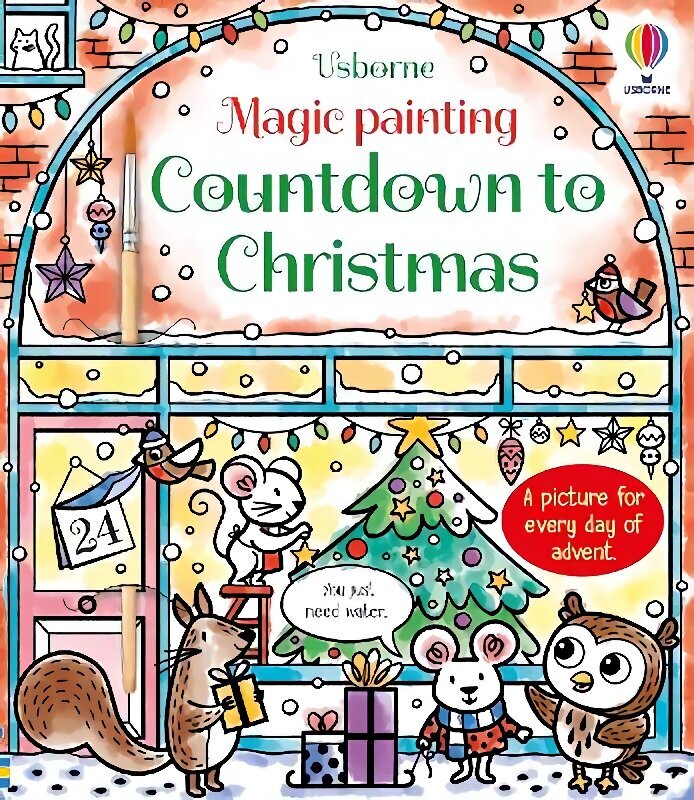 Magic Painting Countdown to Christmas цена и информация | Väikelaste raamatud | kaup24.ee