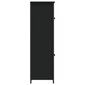 vidaXL kõrge kapp, must, 62x32x106,5 cm tehispuit hind ja info | Elutoa väikesed kapid | kaup24.ee