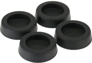 InLine Rubber pads For Cases - Black (59909B) hind ja info | Lisatarvikud korpustele | kaup24.ee