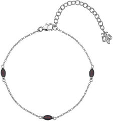 Hot Diamonds Серебряный браслет для малышей, родившихся в январе Anais Garnet AB001 цена и информация | Женские браслеты | kaup24.ee