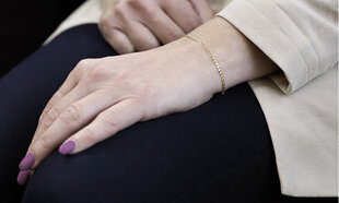 Kuldne käevõru naistele Benet Exclusive AUB0042 hind ja info | Käevõrud, käeketid | kaup24.ee
