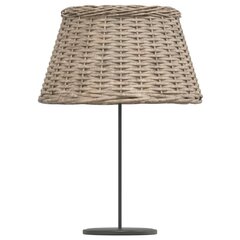 vidaXL lambivari, pruun, Ø50 x 30 cm, vitstest цена и информация | Настольная лампа | kaup24.ee